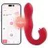 Honey Play Box Joi Thrust 2 - pametan vibrator sa funkcijom lizanja (crveni)