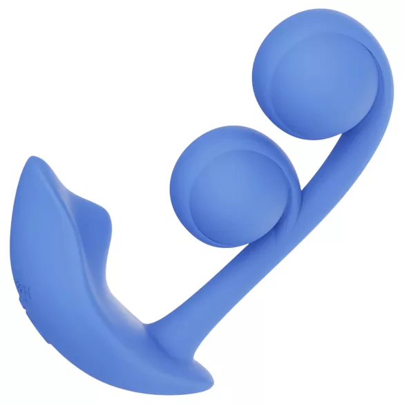 Honey Play Box Melody - pametan, biserni 2u1 vibrator (plavi)