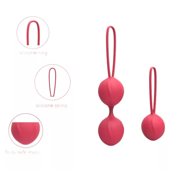 Cotoxo Cherry - Set japanskih kuglica (crvene)