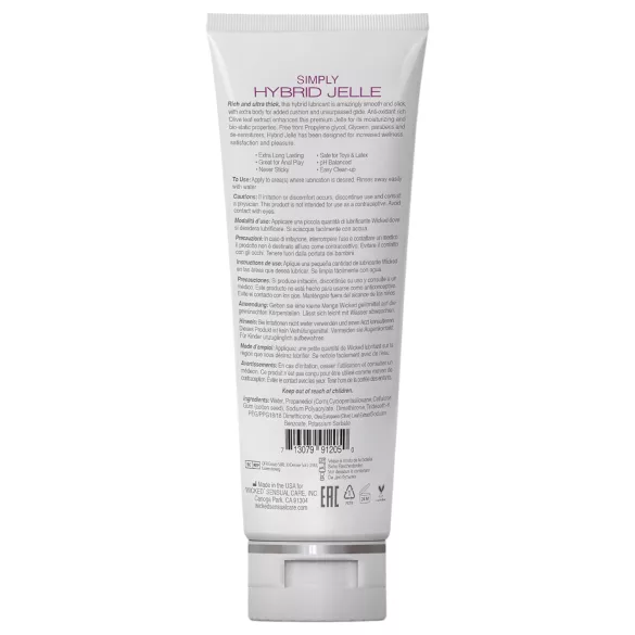 Wicked Simply Hybrid Gel - hibridni lubrikant (120ml)