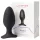 LOVENSE Hush 2 L - punjivi mali analni vibrator (57mm) - crni