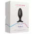 LOVENSE Hush 2 L - punjivi mali analni vibrator (57mm) - crni
