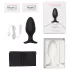 LOVENSE Hush 2 L - punjivi mali analni vibrator (57mm) - crni