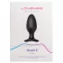 LOVENSE Hush 2 L - punjivi mali analni vibrator (57mm) - crni