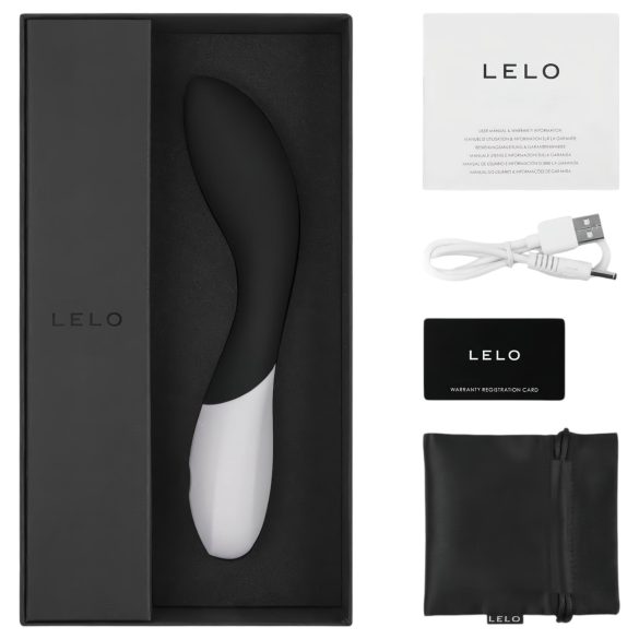 LELO Mona Wave - vodootporni G-tačka vibrator (crna)
