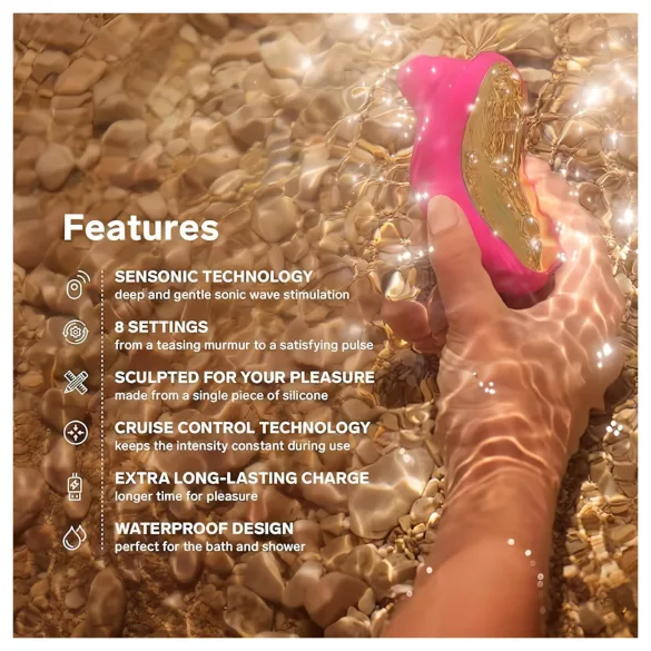 LELO Sona Cruise - Talasasti Klitoralni Stimulator (roze)