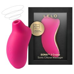   LELO Sona 2 Cruise - таласаст стимулатор клиториса (трешња)