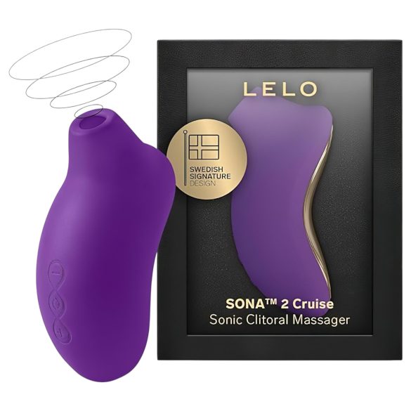 LELO Sona 2 Cruise - talasni klitoralni masažer (ljubičasta)