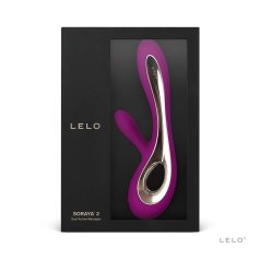   LELO Soraya 2 - vodootporni vibrator sa klitoralnim krakom (ljubičasti)