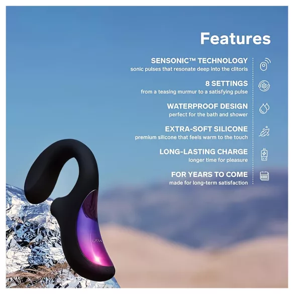 LELO Enigma - punjivi, vodootporni, 2u1 G-tačka vibrator (ljubičasti)