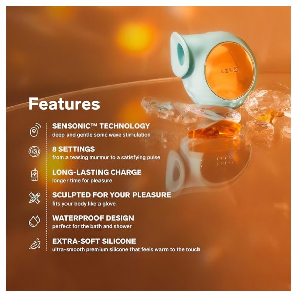 LELO Sila - vodootporni klitoralni masažer sa zvučnim talasima (pink)