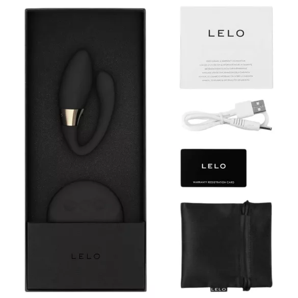 LELO Tiani Duo - Silikonski vibrator za parove (crna)