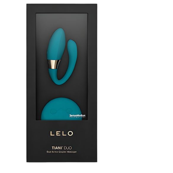 LELO Tiani Duo - Silikonski vibrator za parove (plavi)