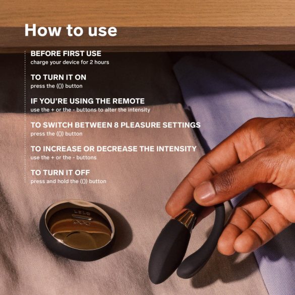 LELO Tiani Duo - Silikonski vibrator za parove (plavi)