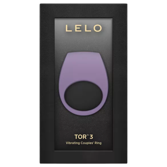 LELO Tor 3 - Vibracioni prsten za penis sa upravljanjem preko aplikacije, za muškarce (ljubičasti)