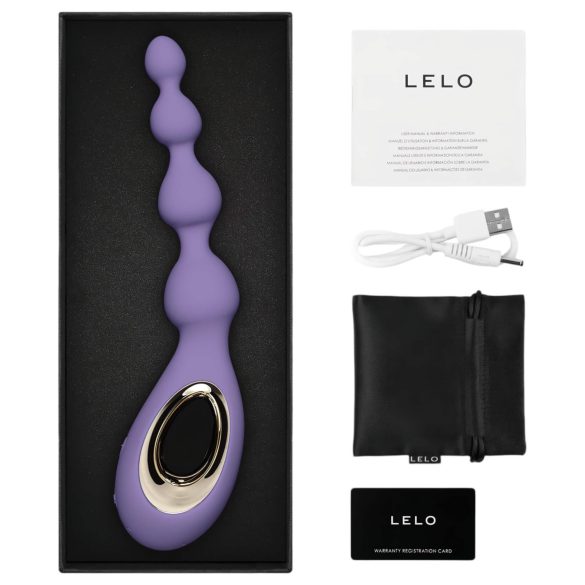 LELO Soraya Perle - punjivi, vodootporan analni vibrator (ljubičasta)