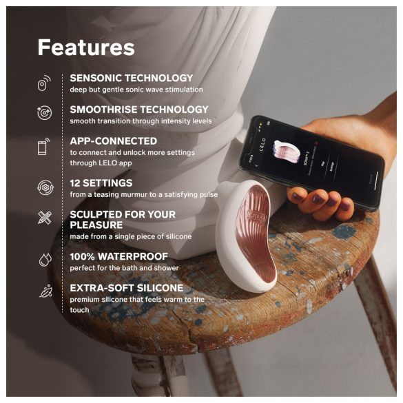 LELO Sona 3 - talasni stimulator klitorisa (bela)