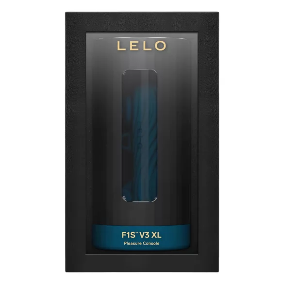 LELO F1s V3 XL - интерактивни мастурбатор (црно-плави)