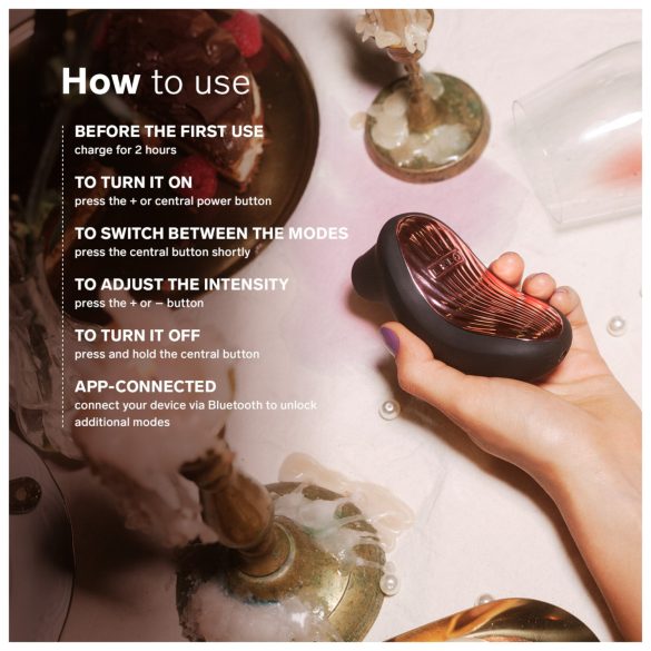 LELO Sona 3 Cruise - вибратор са звучним таласима (црни)