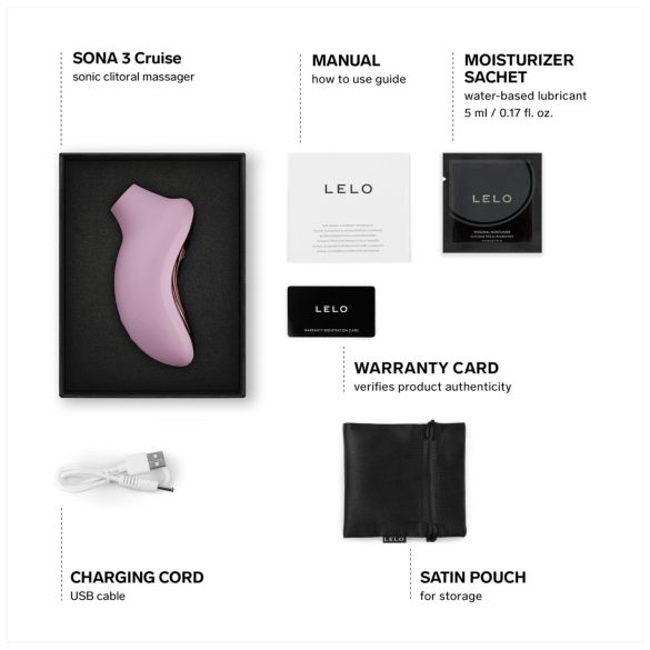 LELO Sona 3 Cruise - talasasti stimulator klitorisa (roze)