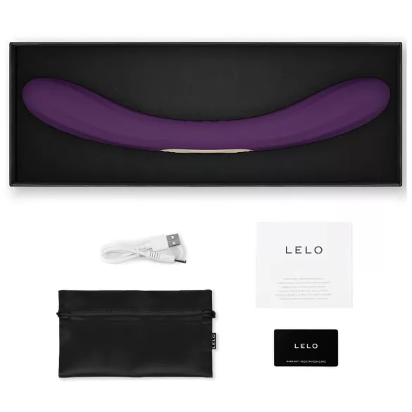 LELO Boomerang - dvostrani vibrator (ljubičasti)