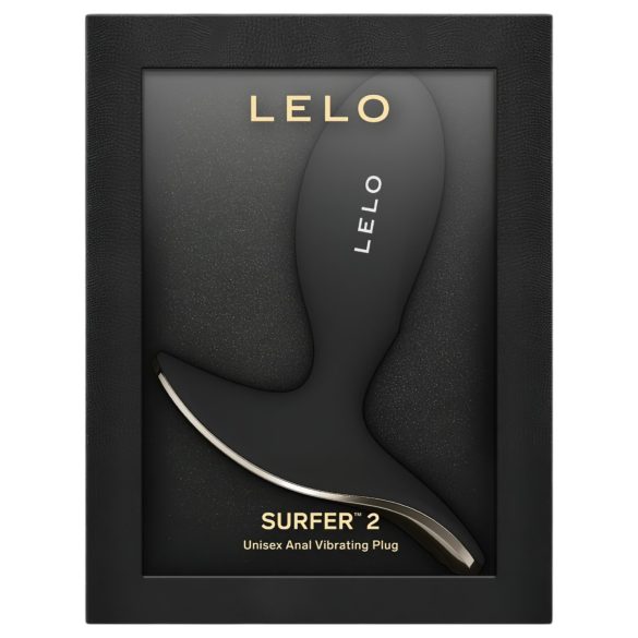 LELO Surfer - pametni vibrirajući analni čep (crni)