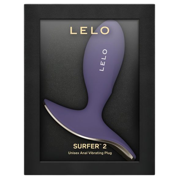 LELO Surfer - pametni vibrirajući analni čep (ljubičasti)