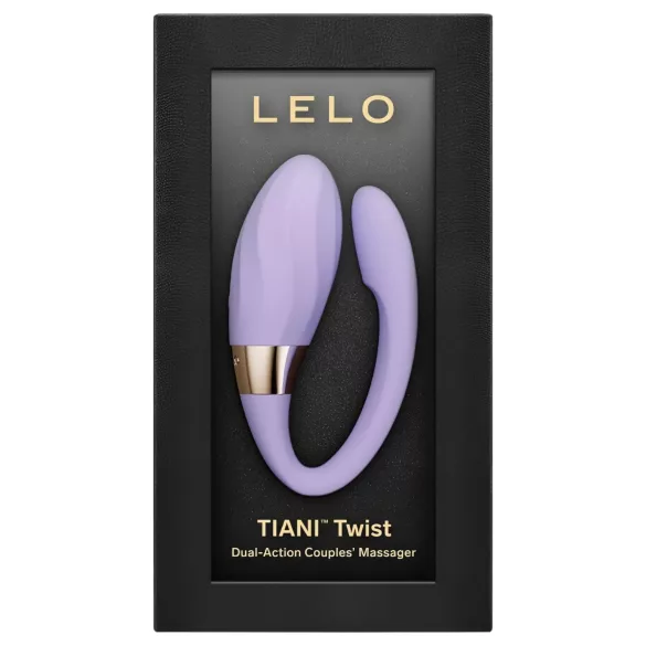 LELO Tiani Twist - pametni vibrator za parove (ljubičasti)