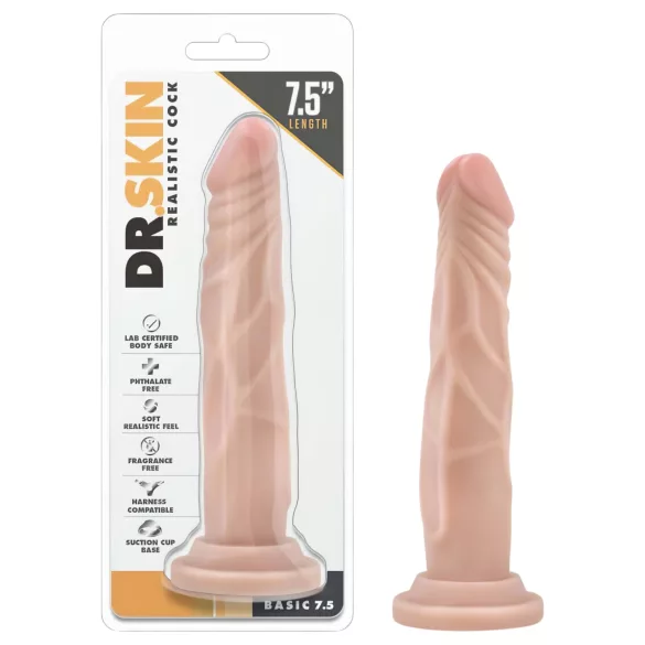 Dr. Skin 7,5 - prirodni vibrator sa vakuumom (19cm)