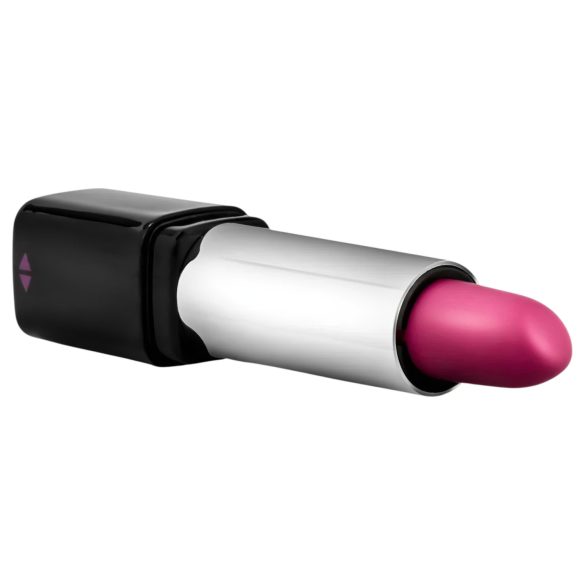 Blush Lipstick Rosé - vodootporni vibrator u crno-roze boji