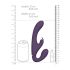 Vive Suki - vibrirajući strap-on bez remena (ljubičasti)
