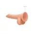 RealRock Dong 7 - реалистични дилдо са тестисима (17cm) - природна боја