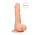 RealRock Dong 8 - realistični dildo sa testisima (20cm) - prirodna boja