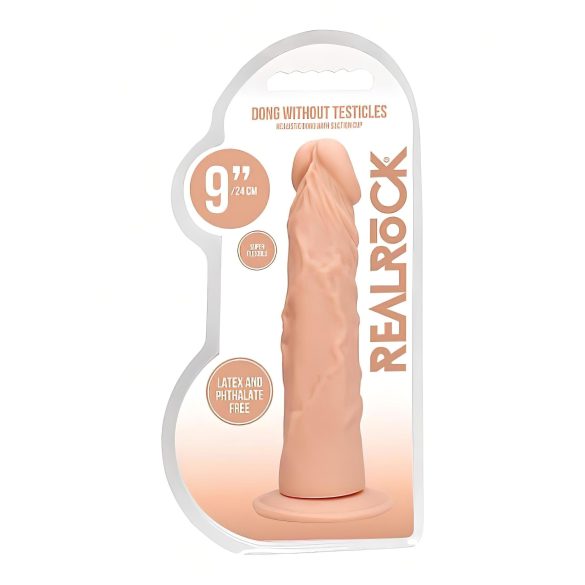 RealRock Dong 9 - реалистични дилдо (23 cm) - природна боја