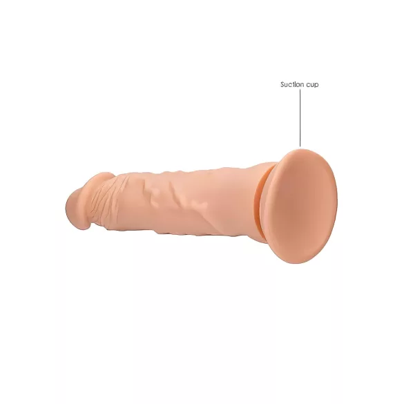 RealRock Dong 10 - realistični dildo (25cm) - prirodna boja