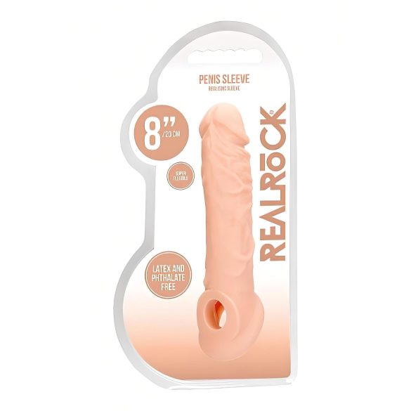 RealRock penis rukav 21cm - prirodno