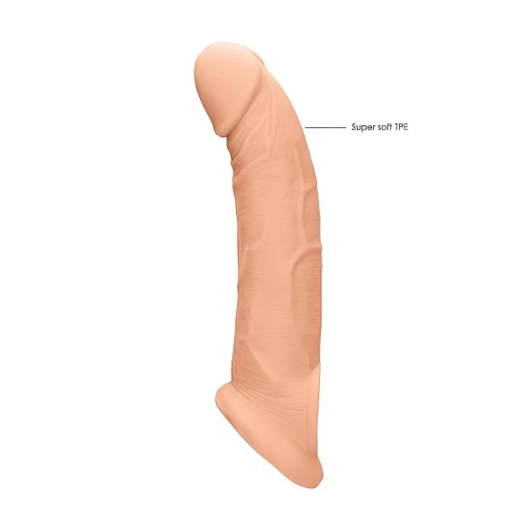 RealRock dodatak za penis 9 (21,5 cm) - prirodna boja