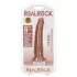 RealRock Slim - realistični dildo 15,5cm (tamna prirodna boja)