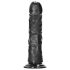 RealRock - realističan dildo sa vakuumom - 15.5cm (crni)