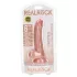 RealRock - realistični dildo sa vakuumom, 15,5cm (natur)