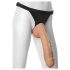 Doc Johnson Vac-U-Lock Hung 12 - realističan dildo sa testisima (natur)