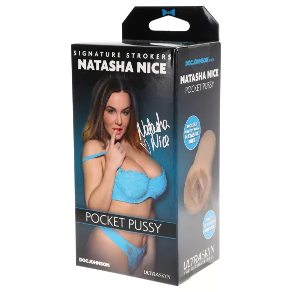 Doc Johnson Natasha Nice - реалистична Ultraskyn вештачка вагина (боја коже)