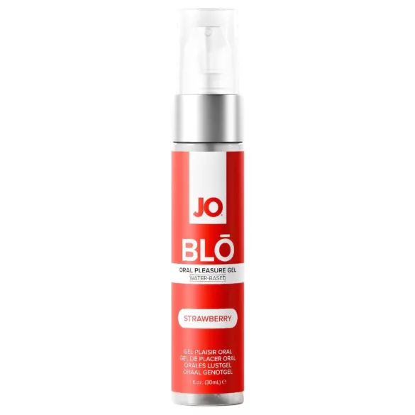 System JO BLO - aromatični oralni gel, jagoda (30 ml)