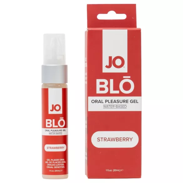 System JO BLO - aromatični oralni gel, jagoda (30 ml)