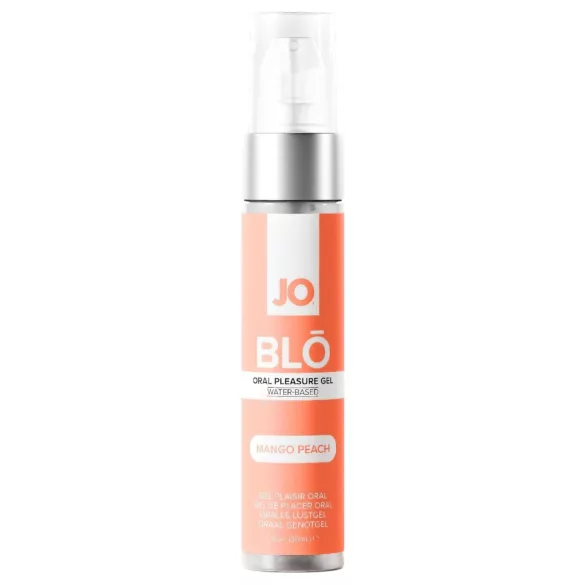 System JO BLO - aromatični oralni gel, mango-breskva (30 ml)