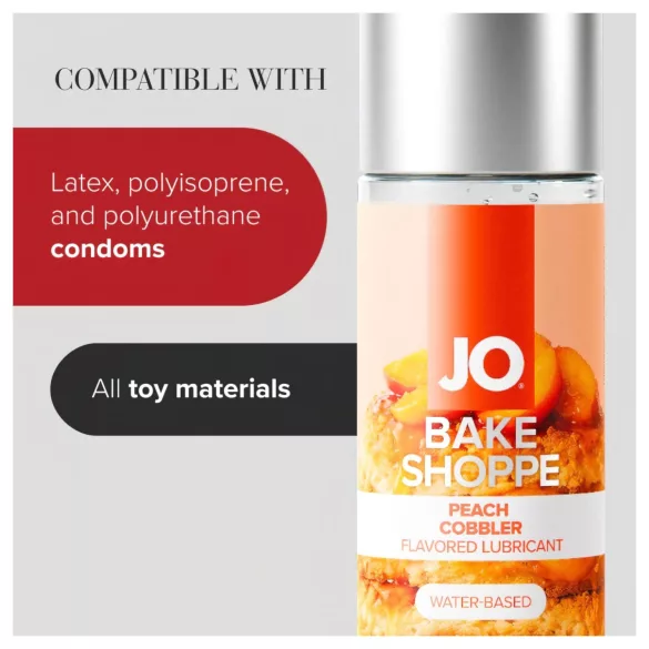 System JO Bake Shoppe - ароматизовани лубрикант, пита од брескве (60 ml)