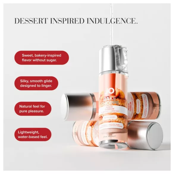 System JO Bake Shoppe - ароматизовани лубрикант, пита од брескве (60 ml)