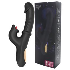 Wilson - crni vibrator sa klitoralnom stimulacijom