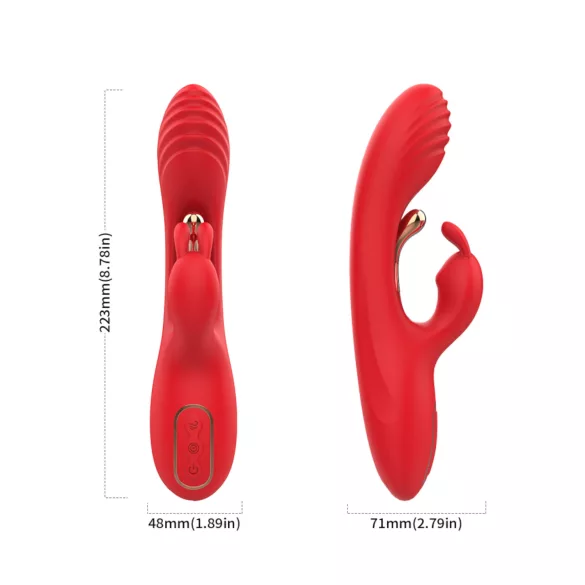 Bestoy - G-tačka i klitoralni vibrator (crveni)