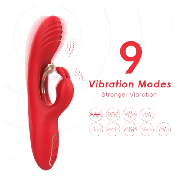 Bestoy - G-tačka i klitoralni vibrator (crveni)